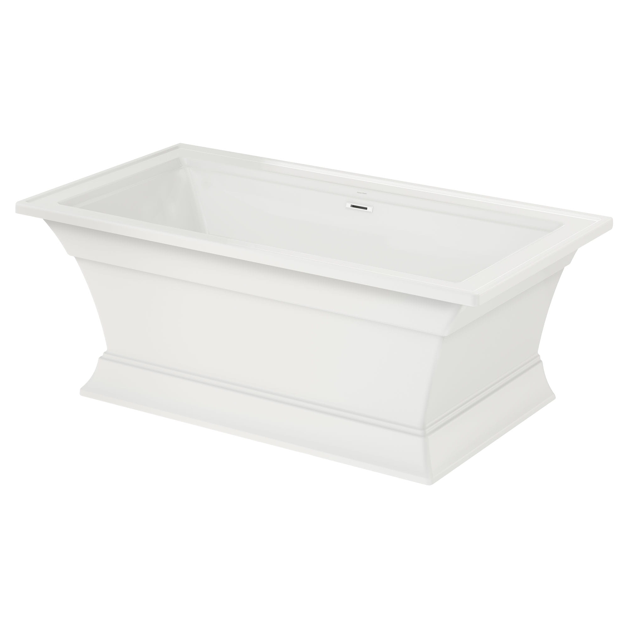 Town Square® S 68 x 36-Inch Freestanding Bathtub Center Drain With Integrated Overflow
